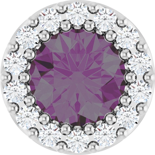 10 CT Natural Diamond Halo-Style Pendant