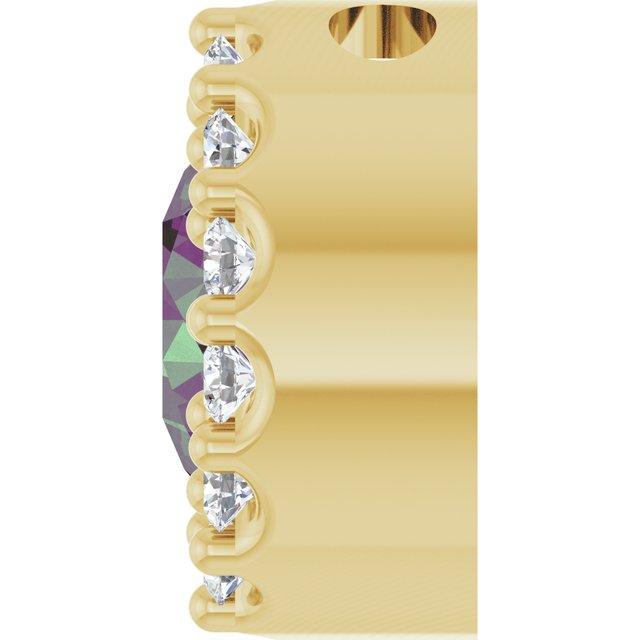 10 CT Natural Diamond Halo-Style Pendant