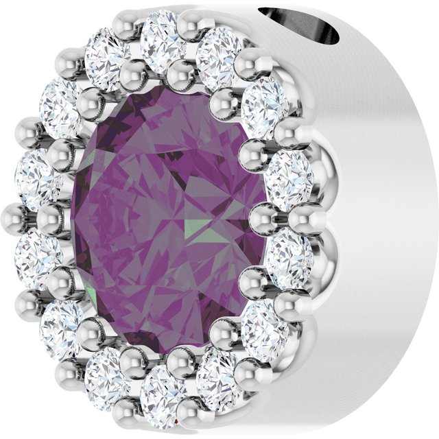 10 CT Natural Diamond Halo-Style Pendant