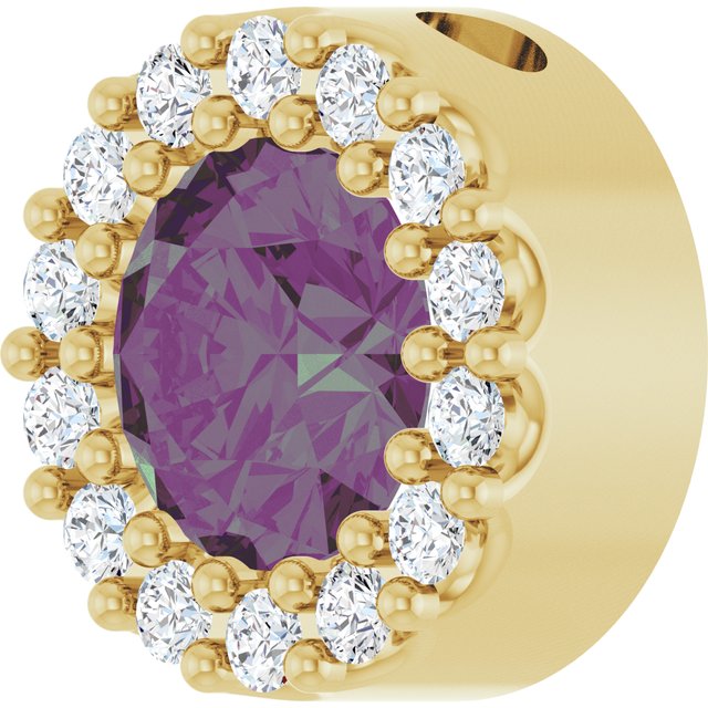 10 CT Natural Diamond Halo-Style Pendant