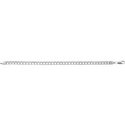 Sterling Silver 4 mm Curb 7" Chain