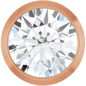 14K Rose 1/2 CT Lab-Grown Diamond Slide Pendant