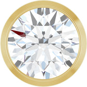 14K Yellow 3/4 CT Natural Diamond Slide Pendant