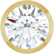 14K Yellow 3/4 CT Lab-Grown Diamond Slide Pendant