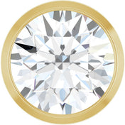 14K Yellow 1 CT Natural Diamond Slide Pendant