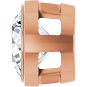 14K Rose 1 CT Lab-Grown Diamond Slide Pendant