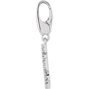 14K White 1/8 CTW Natural Diamond Anchor Charm