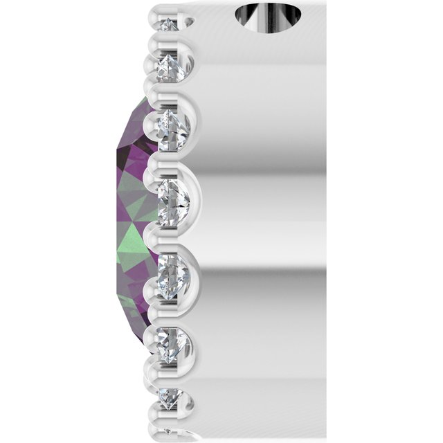 8 CT Natural Diamond Halo-Style Pendant