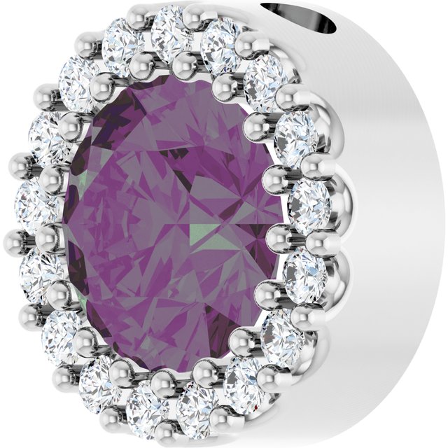 8 CT Natural Diamond Halo-Style Pendant