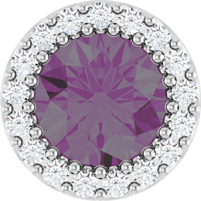 8 CT Natural Diamond Halo-Style Pendant