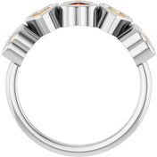 Sterling Silver Natural Citrine Ring