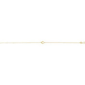 14K Yellow Initial C 6 1/2-7 1/2" Bracelet