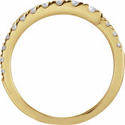 14K Yellow Gold 9/10 CTW Lab-Grown Diamond Bypass Ring - LG600