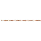 14K Rose 6 1/2 CTW Lab-Grown Diamond Line 7" Bracelet