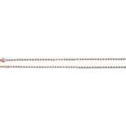 14K Lab-Grown Diamond Line Necklace in Various Carat Weights and Lengths