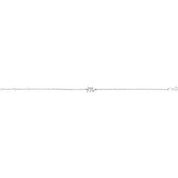 Platinum Initial M 6 1/2-7 1/2" Bracelet