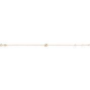 14K Rose Initial Z 6 1/2-7 1/2" Bracelet