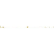 14K Yellow Initial Z 6 1/2-7 1/2" Bracelet