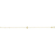 14K Yellow Initial I 6 1/2-7 1/2" Bracelet