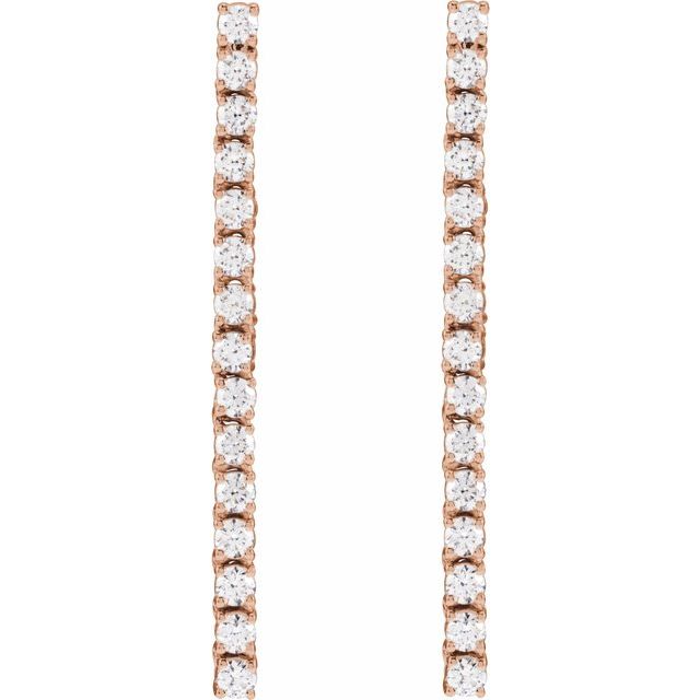 4 CTW Lab-Grown Diamond Earrings