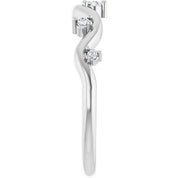 Platinum .07 CTW Natural Diamond Ring