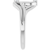 Sterling Silver .03 CTW Natural Diamond Ring