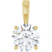 14K Yellow 1 1/4 CT Lab-Grown Diamond 18" Necklace