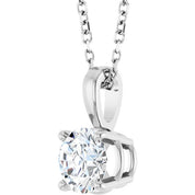 14K White 3/4 CTW Natural Diamond 18" Necklace