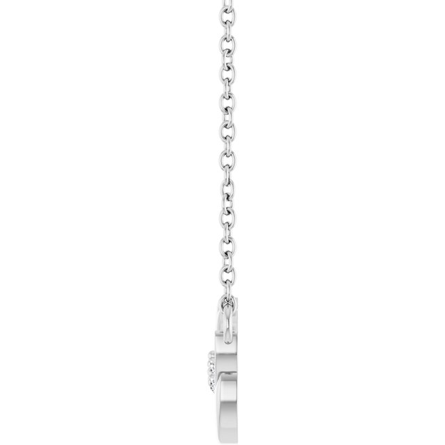 Accented Leaf Necklace by Brand - Part Number 88697:123:P