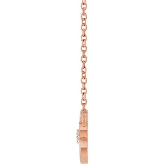 Accented Leaf Necklace by Brand - Part Number 88697:125:P