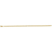14K Yellow 1/5 CT Lab-Grown Diamond Link 7" Bracelet