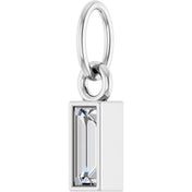 Sterling Silver 1/6 CT Natural Diamond Bezel-Set Pendant