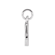 Platinum Petite Initial X Pendant