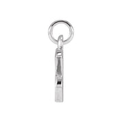 Platinum Petite Initial X Pendant