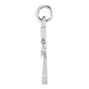Platinum Petite Initial Q Pendant