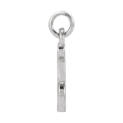 14K White Petite Initial I Pendant