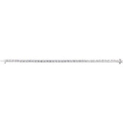 14K White 10 CTW Lab-Grown Diamond Line 7" Bracelet