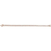 14K Rose 10 CTW Lab-Grown Diamond Link 7 1/4" Bracelet