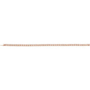 14K Rose 9 CTW Lab-Grown Diamond Line 7" Bracelet