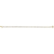 14K Yellow 9 CTW Lab-Grown Diamond Line 7" Bracelet