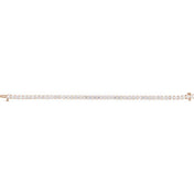14K Rose 8 CTW Lab-Grown Diamond Line 7" Bracelet