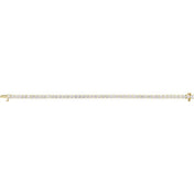 14K Yellow 7 CTW Lab-Grown Diamond Line 7" Bracelet