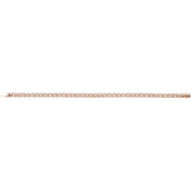 14K Rose 10 CTW Lab-Grown Diamond Line 7" Bracelet