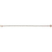 14K Rose 4 CTW Lab-Grown Diamond Line 7" Bracelet