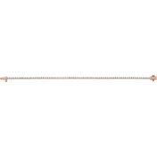 14K Rose 3 CTW Lab-Grown Diamond Line 7" Bracelet