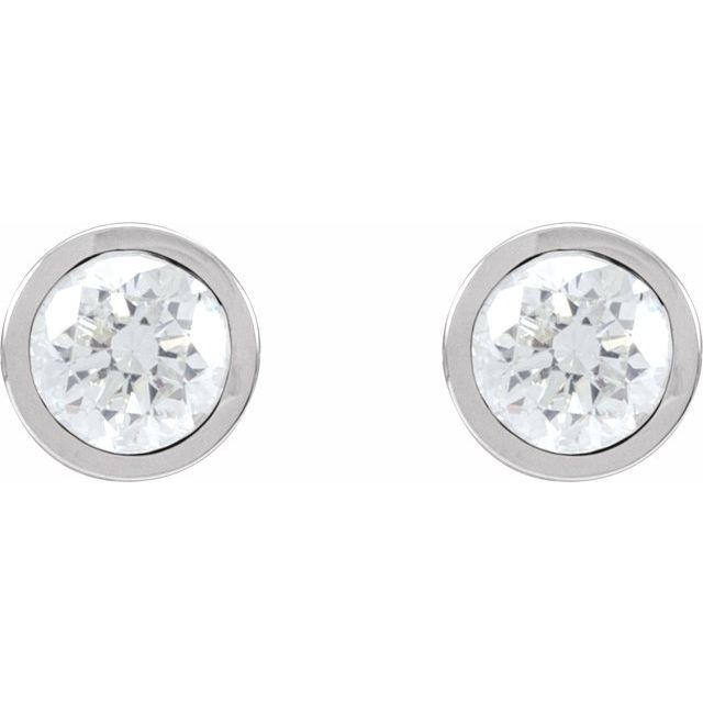 2 CTW Lab-Grown Diamond Cocktail-Style Earrings