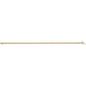 14K Yellow 2 1/4 CTW Natural Diamond Line 7 1/4" Line Bracelet