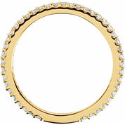 14K Yellow 1/3 CTW Natural Diamond Band