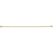 14K Yellow 7/8 CTW Natural Diamond Line 7 1/4" Bracelet