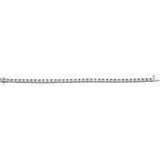18K White 10 1/2 CTW Natural Diamond Line 7 1/4" Bracelet